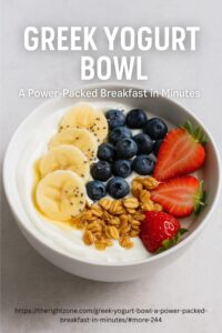 Greek Yogurt Bowl