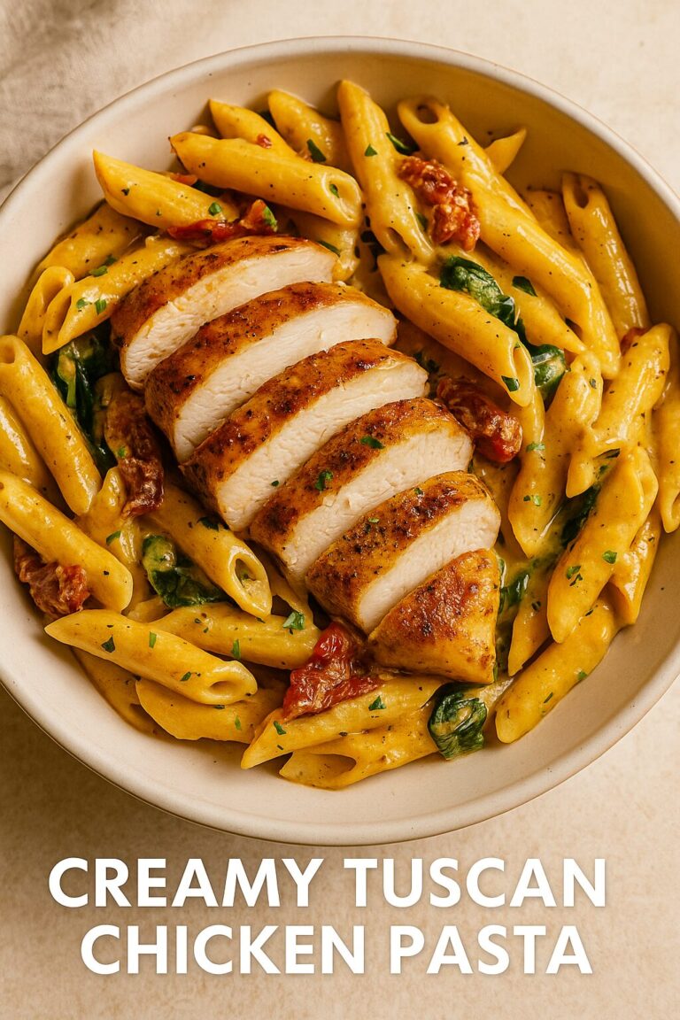 Creamy Tuscan Chicken Pasta