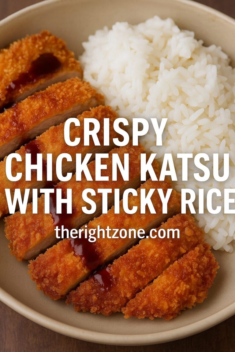 Crispy Chicken Katsu with Sticky Rice