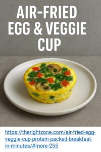 Air-Fried Egg & Veggie
