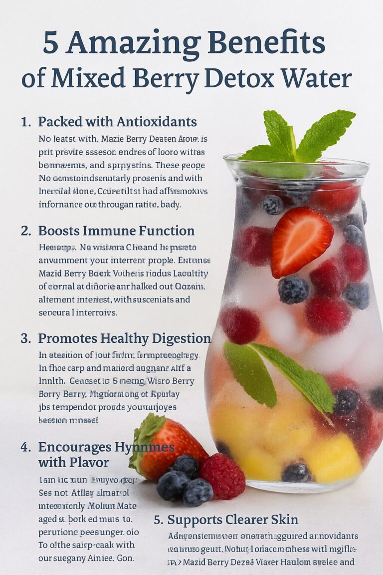 Mixed Berry Detox Water