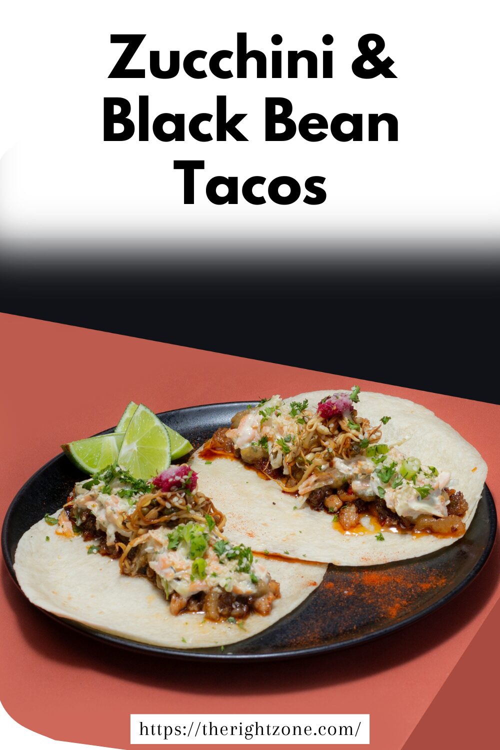 Zucchini & Black Bean Tacos