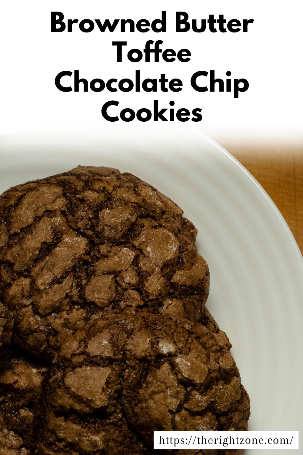 Browned Butter Toffee Chocolate Chip Cookies