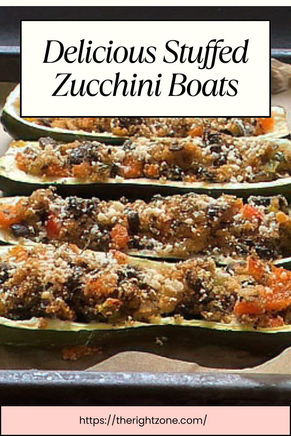 Delicious Stuffed Zucchini Boats