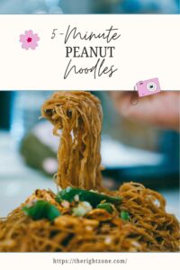 5-Minute Peanut Noodles