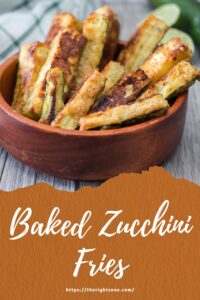 Baked Zucchini Fries